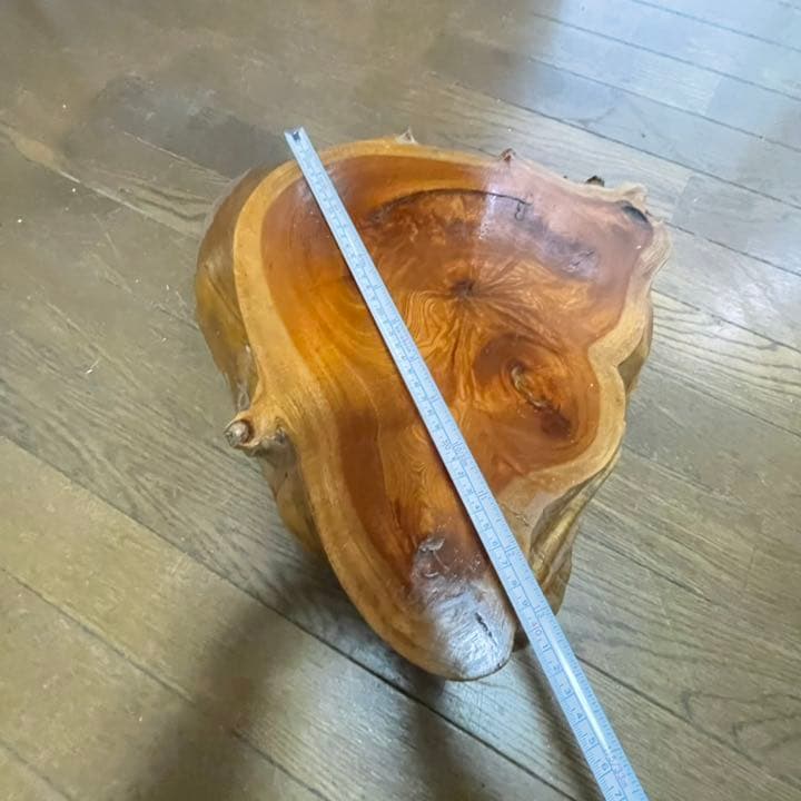 花台　壺敷き　花瓶敷き　一枚板　切り株