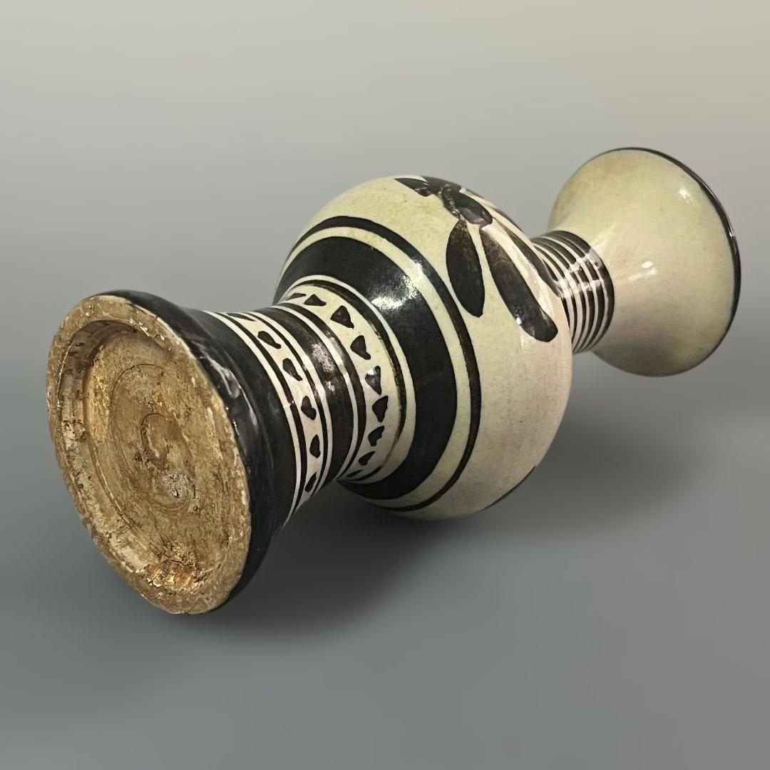 唐物 磁州窯 花紋尊式瓶 中国美術 古玩 SH79