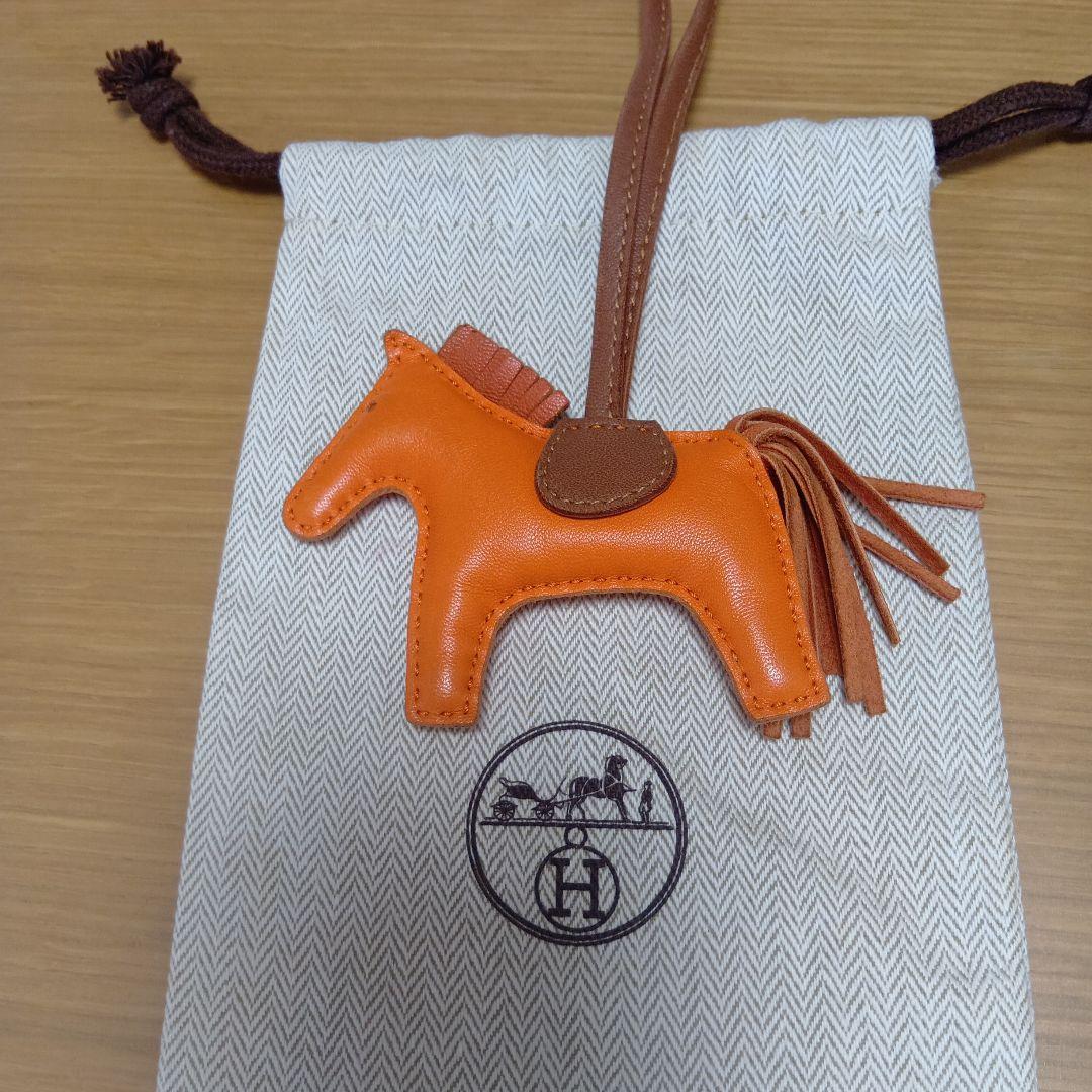 外観美品✨️可愛いロディオチャ―厶付き◆エルメス フールトゥPM