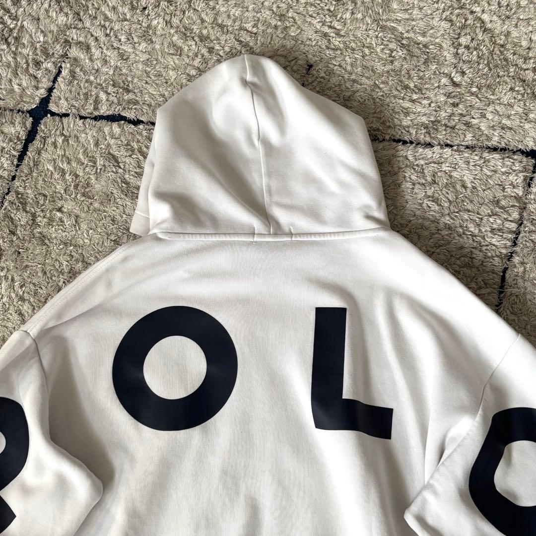 【希少✨】ポロラルフローレン　XLサイズ　パーカー　バックプリントロゴ　刺繍