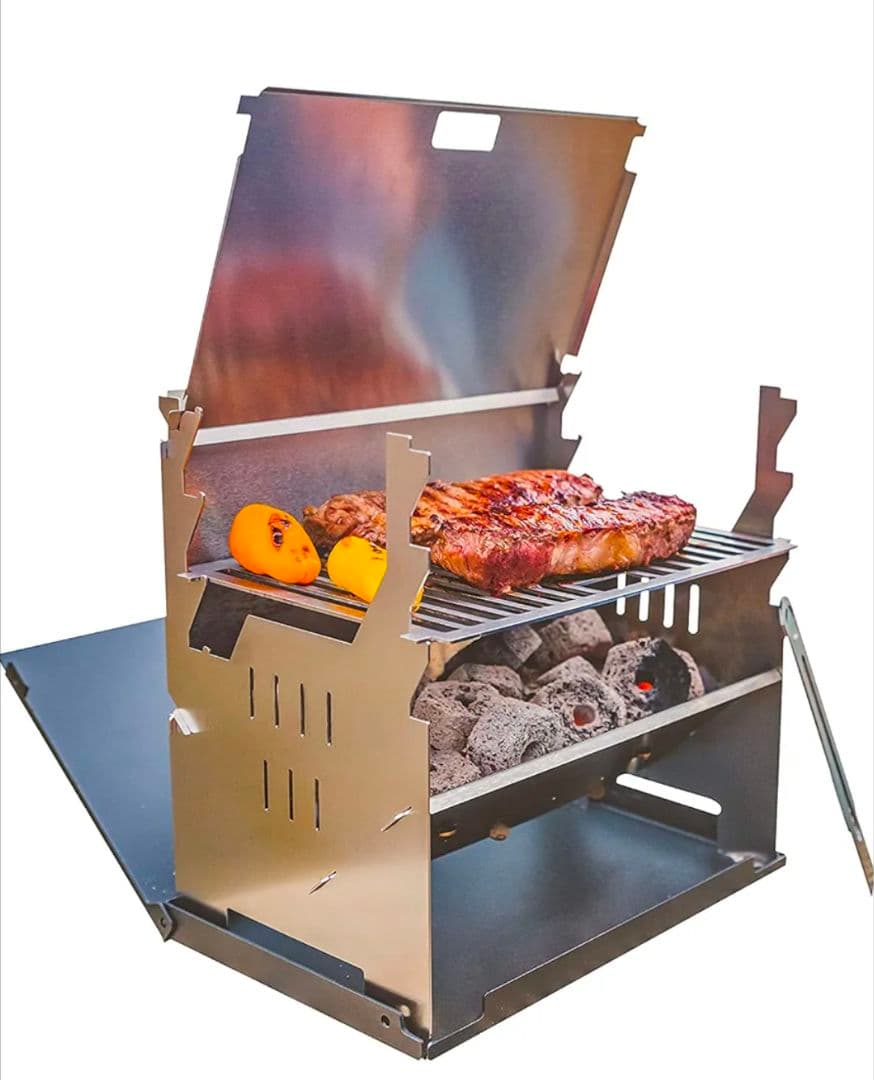 【新品未使用品】FENNEK Grill(フェネックグリル) ステンレス焚火台