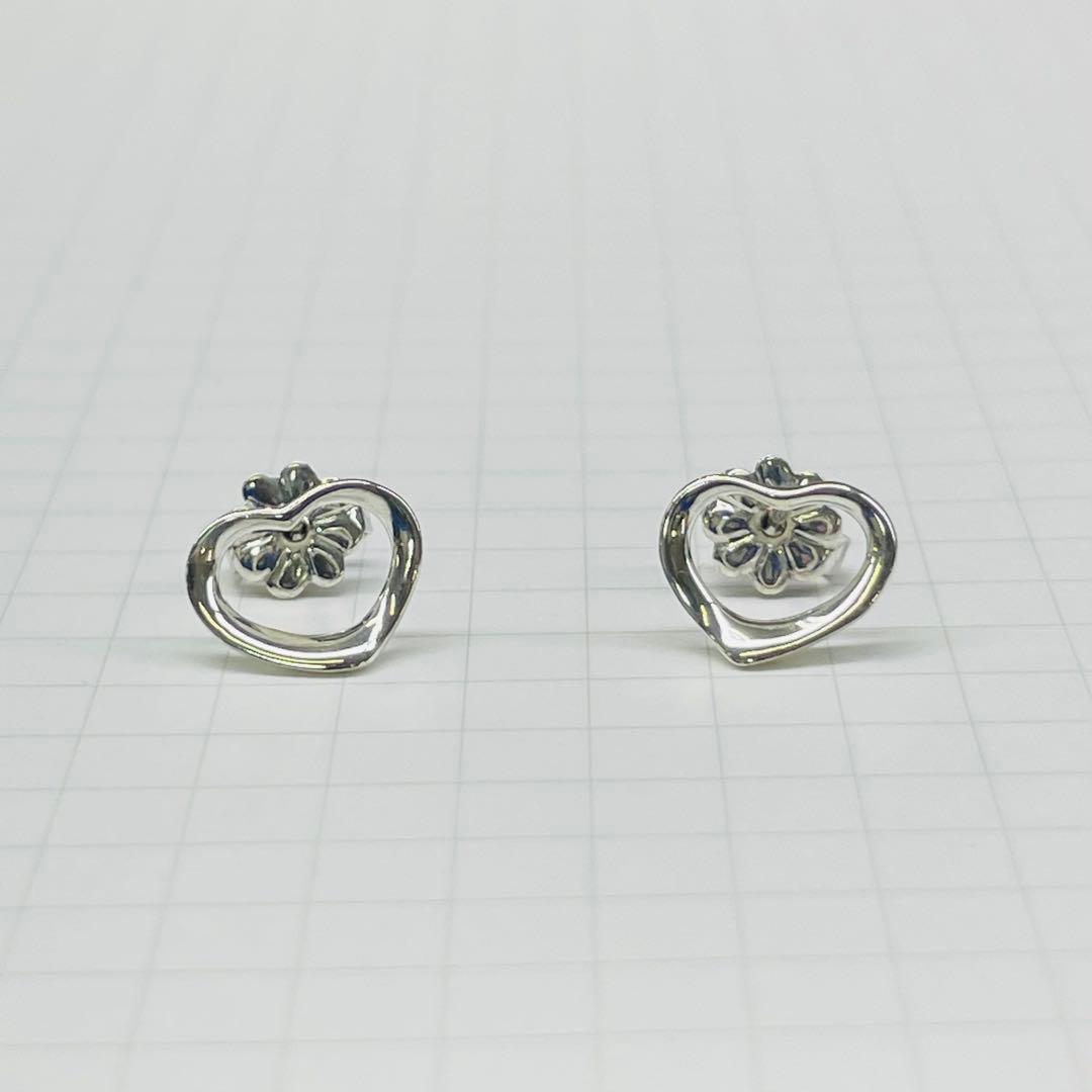 Tiffany&Co. シルバーピアス オープンハート エルサペレッティ