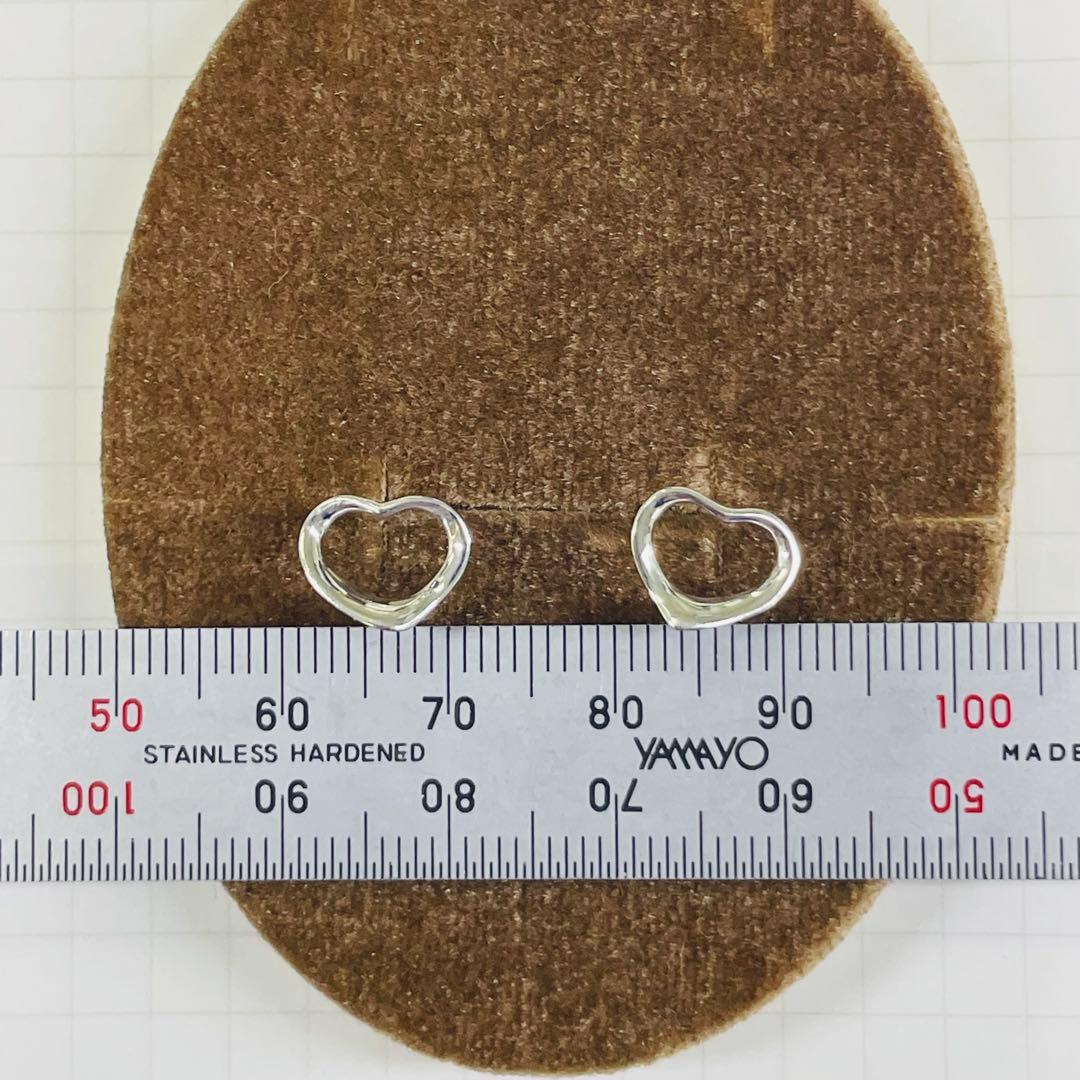 Tiffany&Co. シルバーピアス オープンハート エルサペレッティ