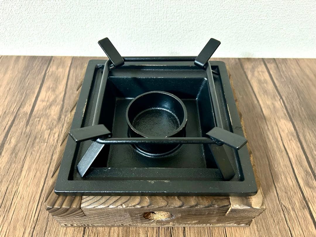 【美品】南部鉄器 鉄鍋 いろり鍋 スタンド付き