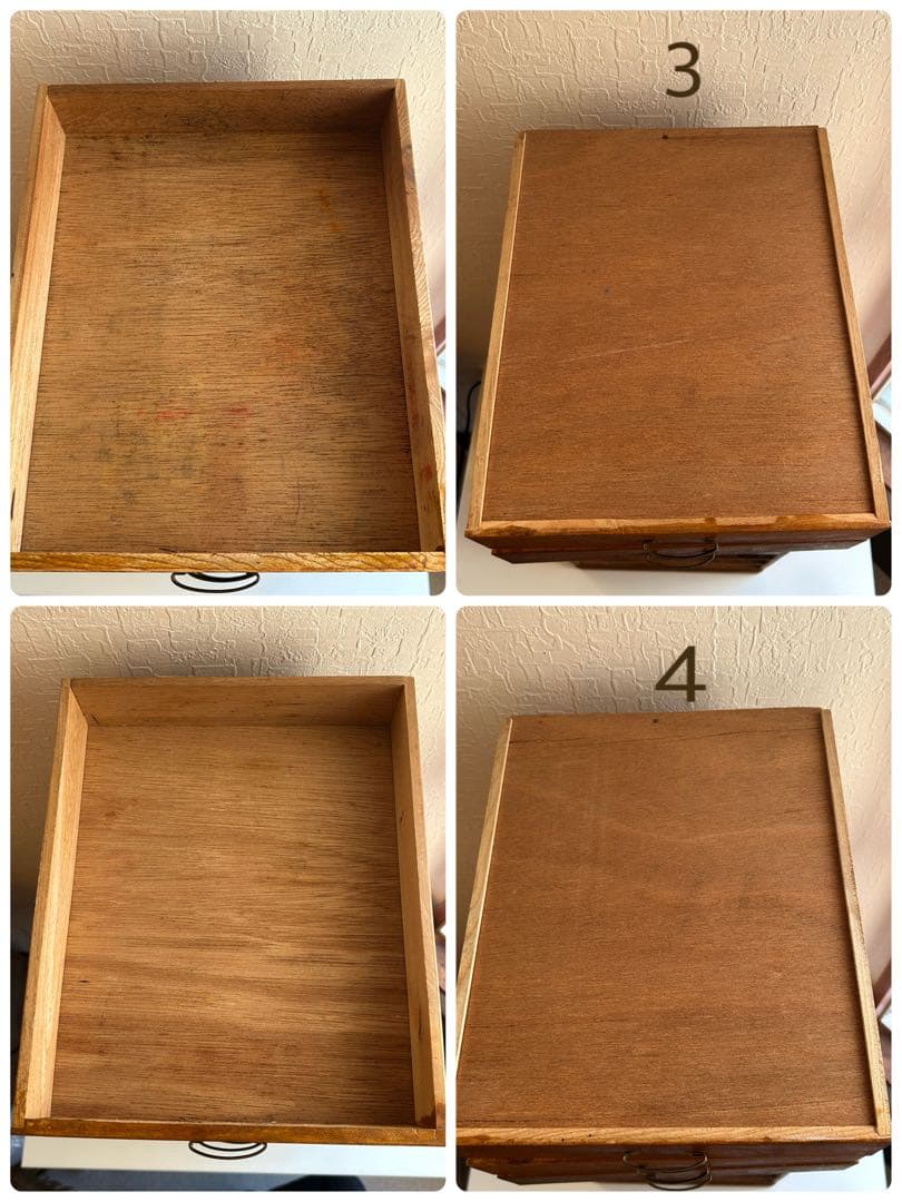 古道具　6杯抽斗　小引き出し　ヴィンテージ　アンティーク　ドロアー　昭和レトロ