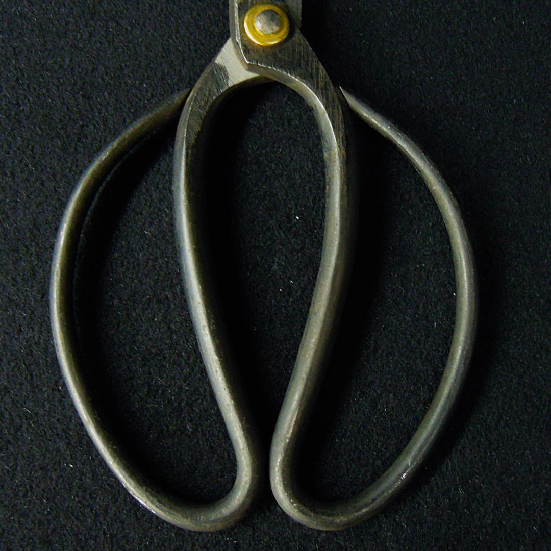 茶*爺様 安重打刃物店 別打 総火造 大久保鋏 無銘 未使用 新店舗移転時の整理