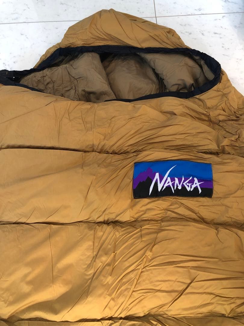 NANGA シュラフ オレンジ別注　360 寝袋　ナンガ