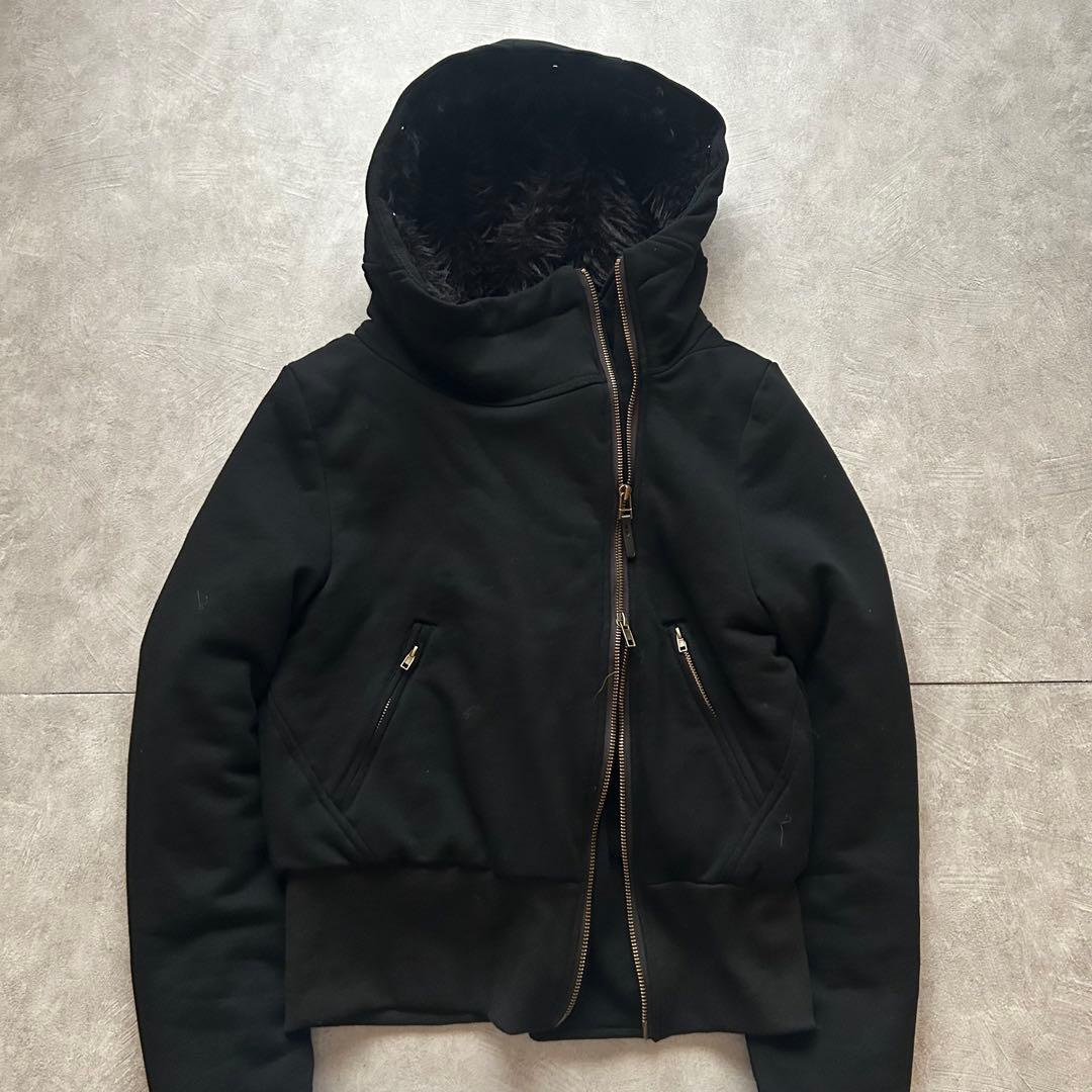 ジャケット・アウター archive grunge fur parka y2k black