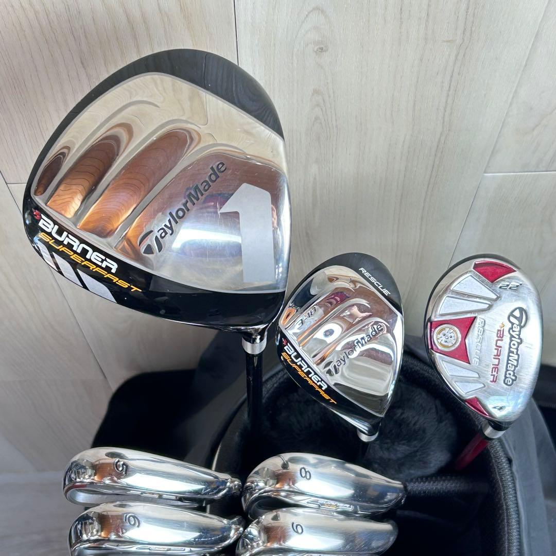 【メンズ右】テーラーメイド Burner メンズゴルフセット 11本