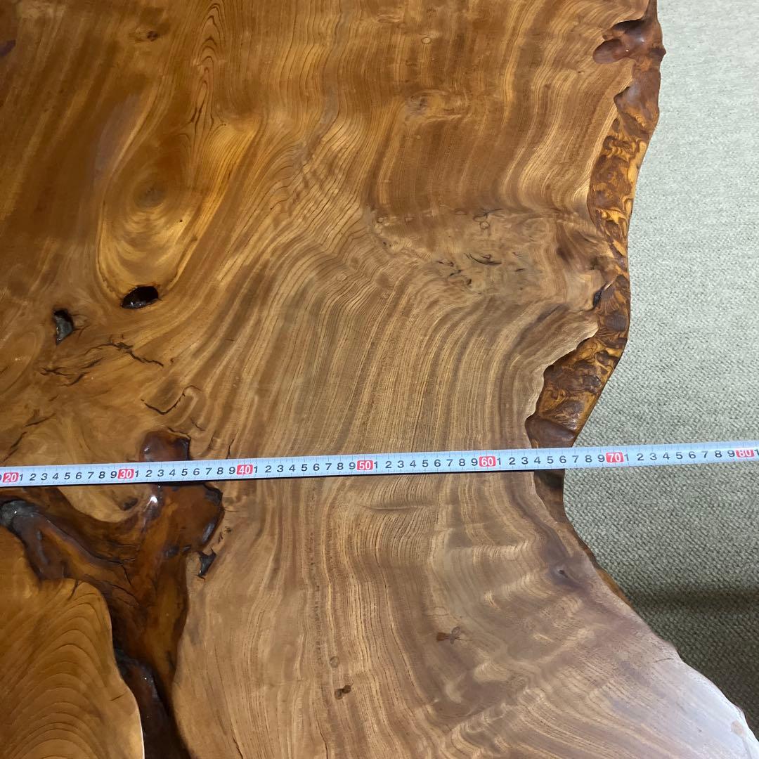 一枚板 天然木 ローテーブル 155cm幅