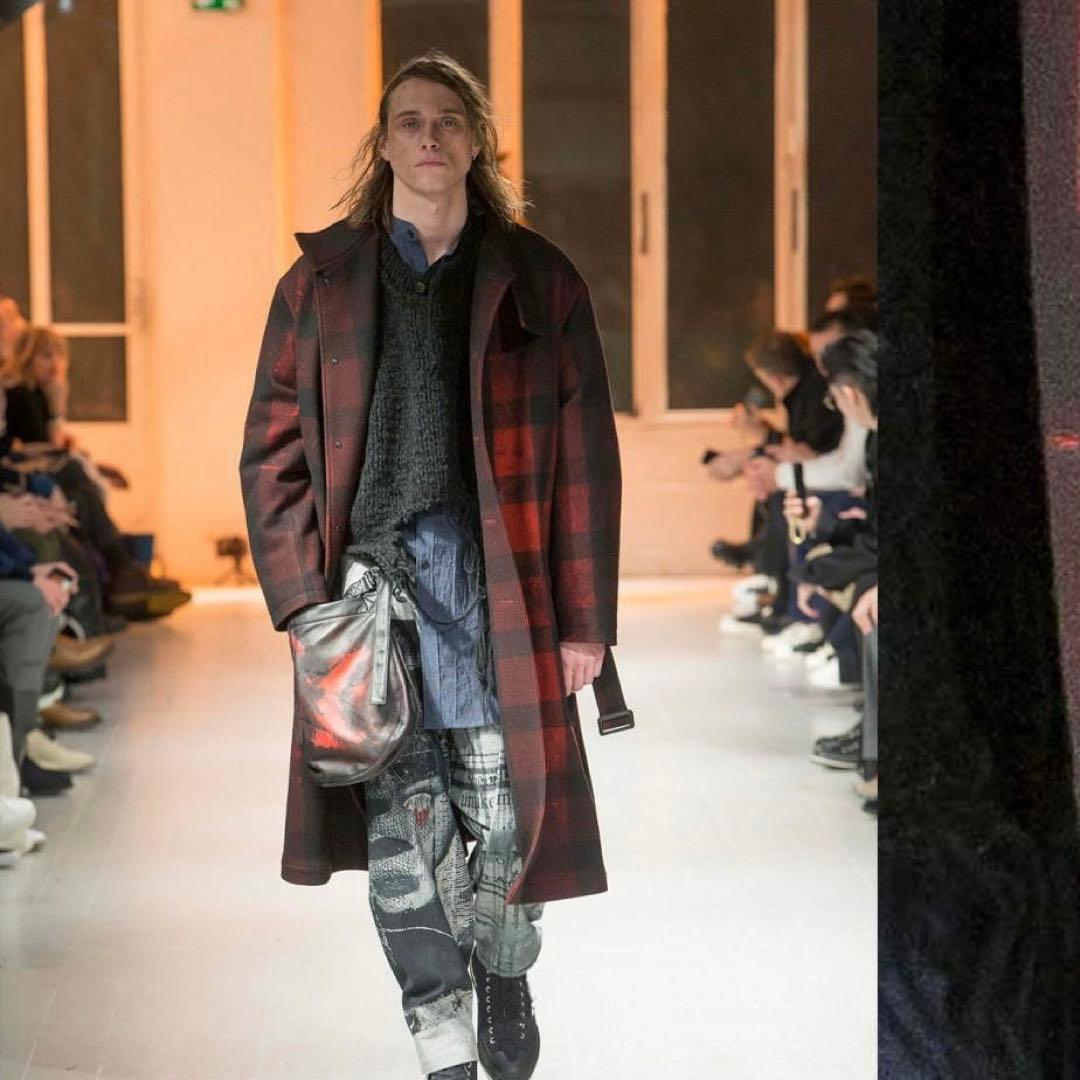 【極美品】内田すずめ　yohji yamamoto コラボ　ステンカラーコート