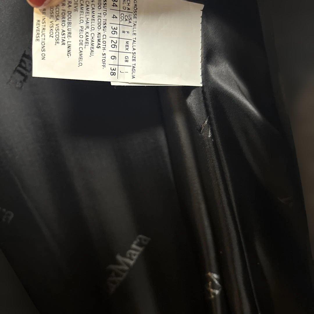 Max Mara　マニュエラ アイコンコート　黒　38サイズ