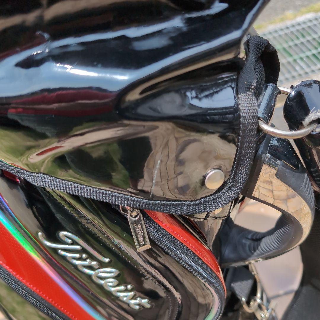 タイトリスト　キャディバッグ　エナメル