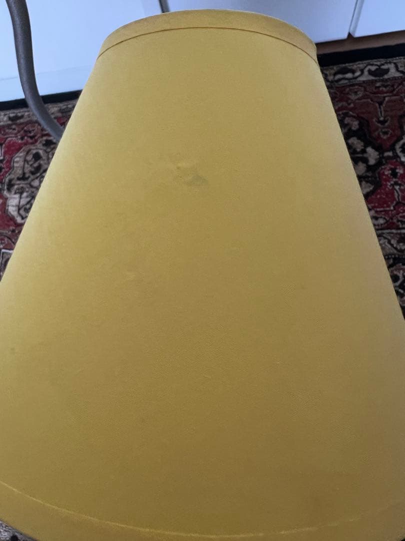 ウェーブ　ミッドセンチュリー　フロアランプ　ポストモダン　イエロー