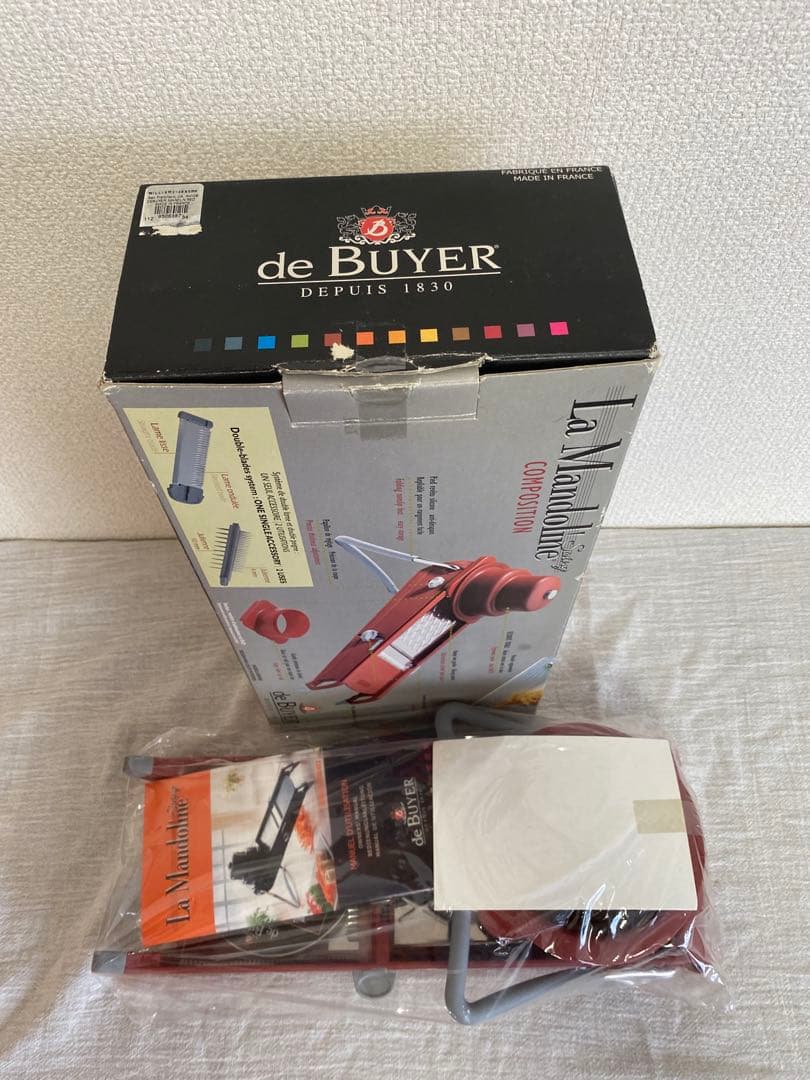 値下げ！【未開封、未使用】de BUYER スライサー 本体未開封 箱ダメージ