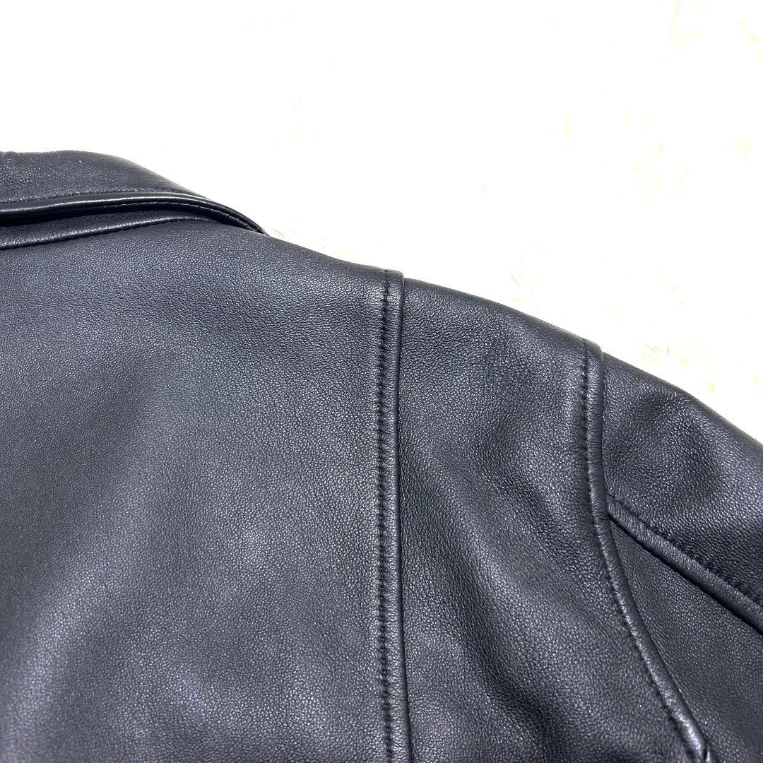 極美品✨ユナイテッドアローズ ダブルライダース ラムレザー ジャケット 3L
