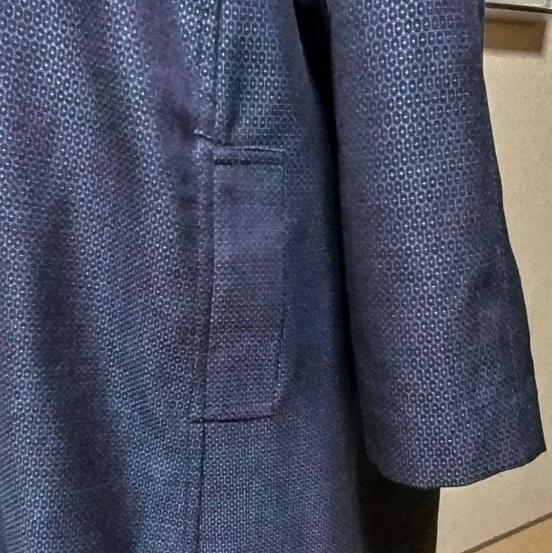 ・着物リメイク・ウールシルク一重コート⑩・プロの仕立て