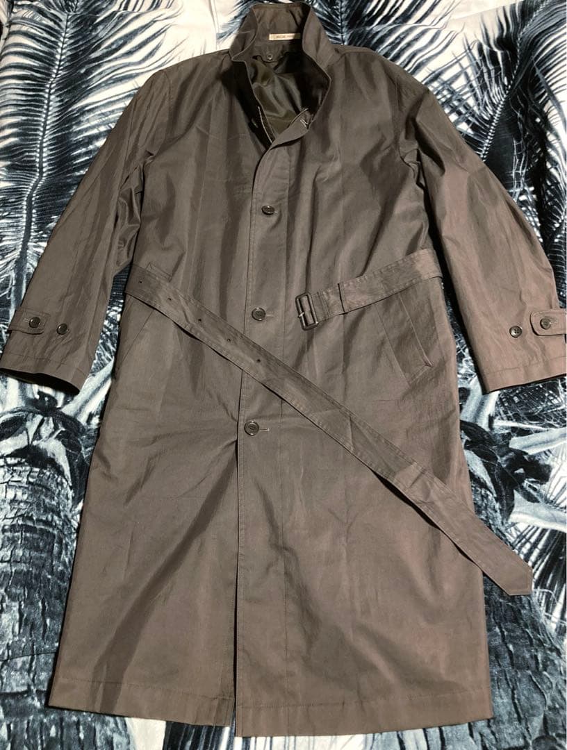 デッドストック MCM エムシーエム スタンドカラー トレンチ コート カシミア