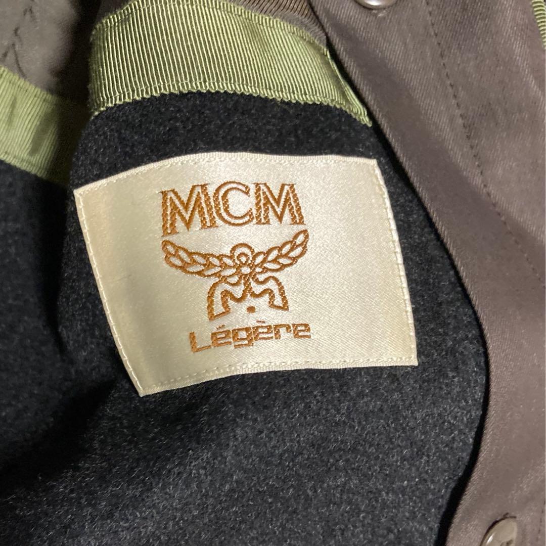 デッドストック MCM エムシーエム スタンドカラー トレンチ コート カシミア
