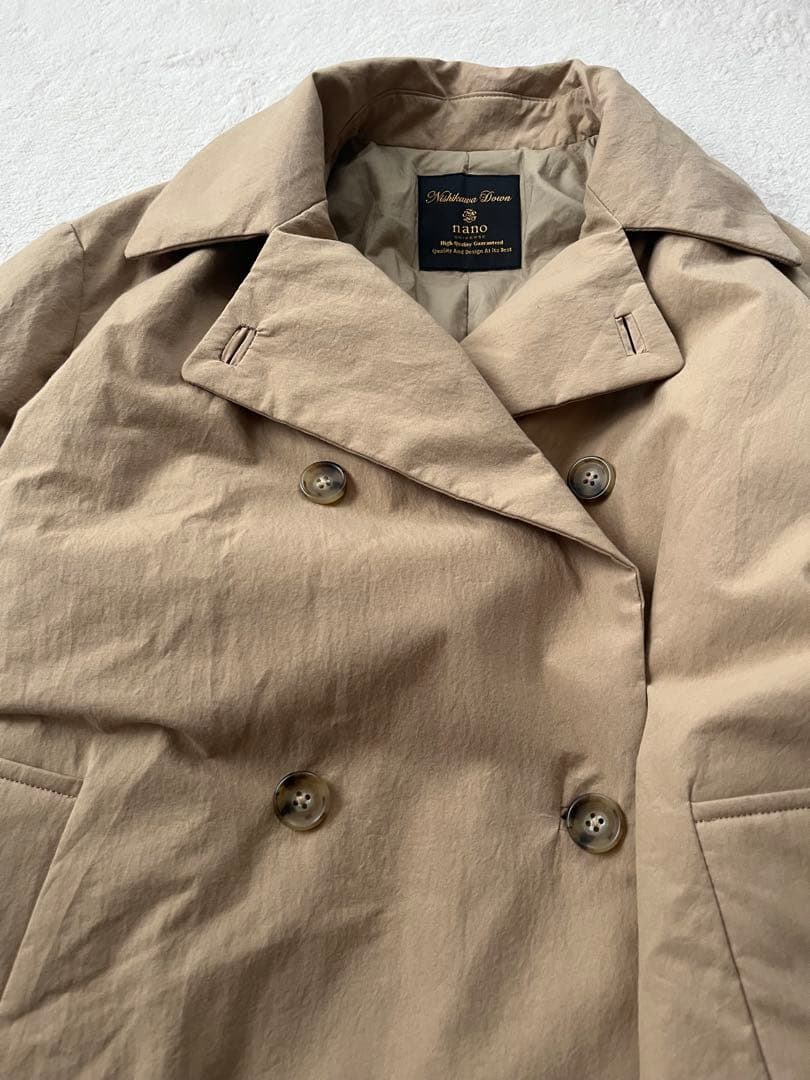 nano universe×西川DOWN　東原亜希　トレンチダウン　size３６