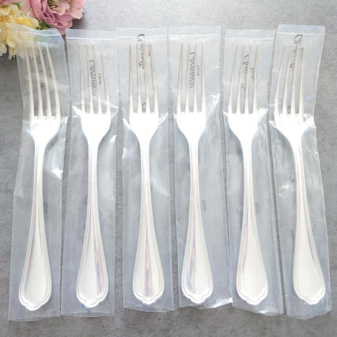 美品 クリストフル スパトゥール テーブルフォーク 6点