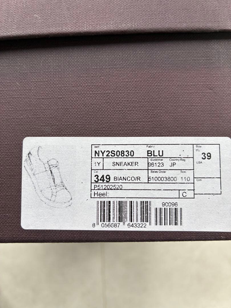 VALENTINO ホワイト/レッド スニーカー