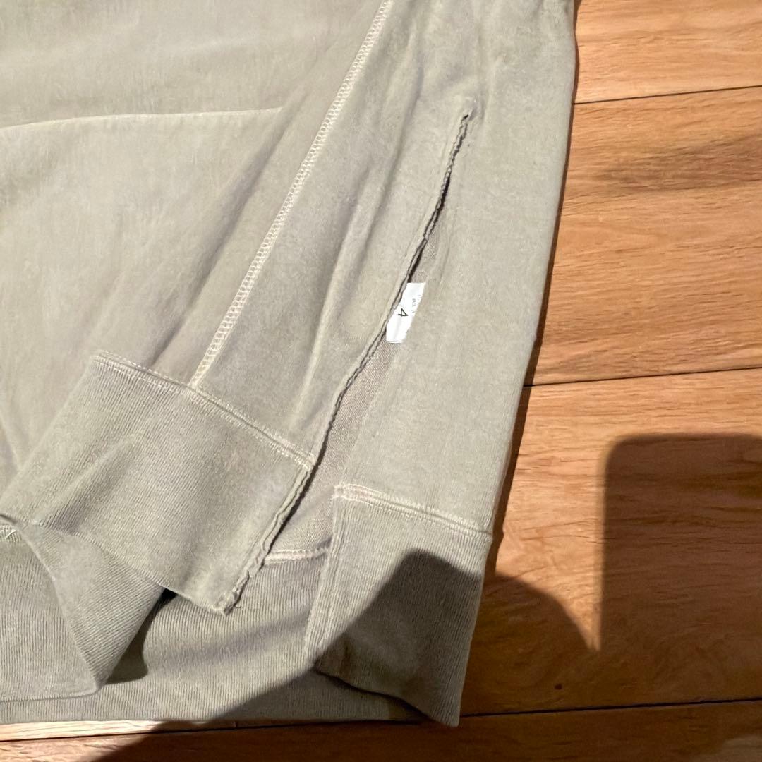 AURALEE オーラリー　リメイクパーカー　ベージュ　雰囲気系　カットオフ