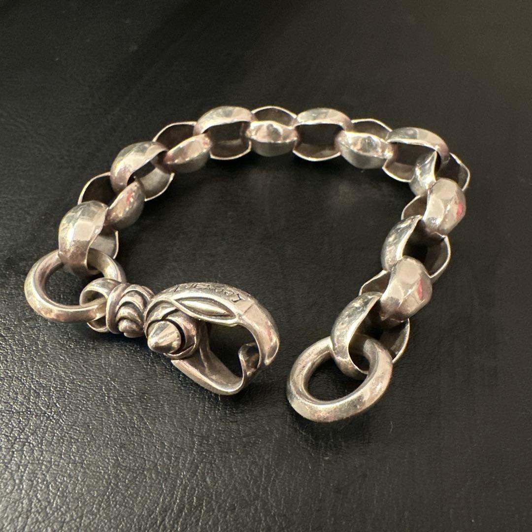 Leonard Kamhout 初期刻印 シルクリンクブレスレット .925