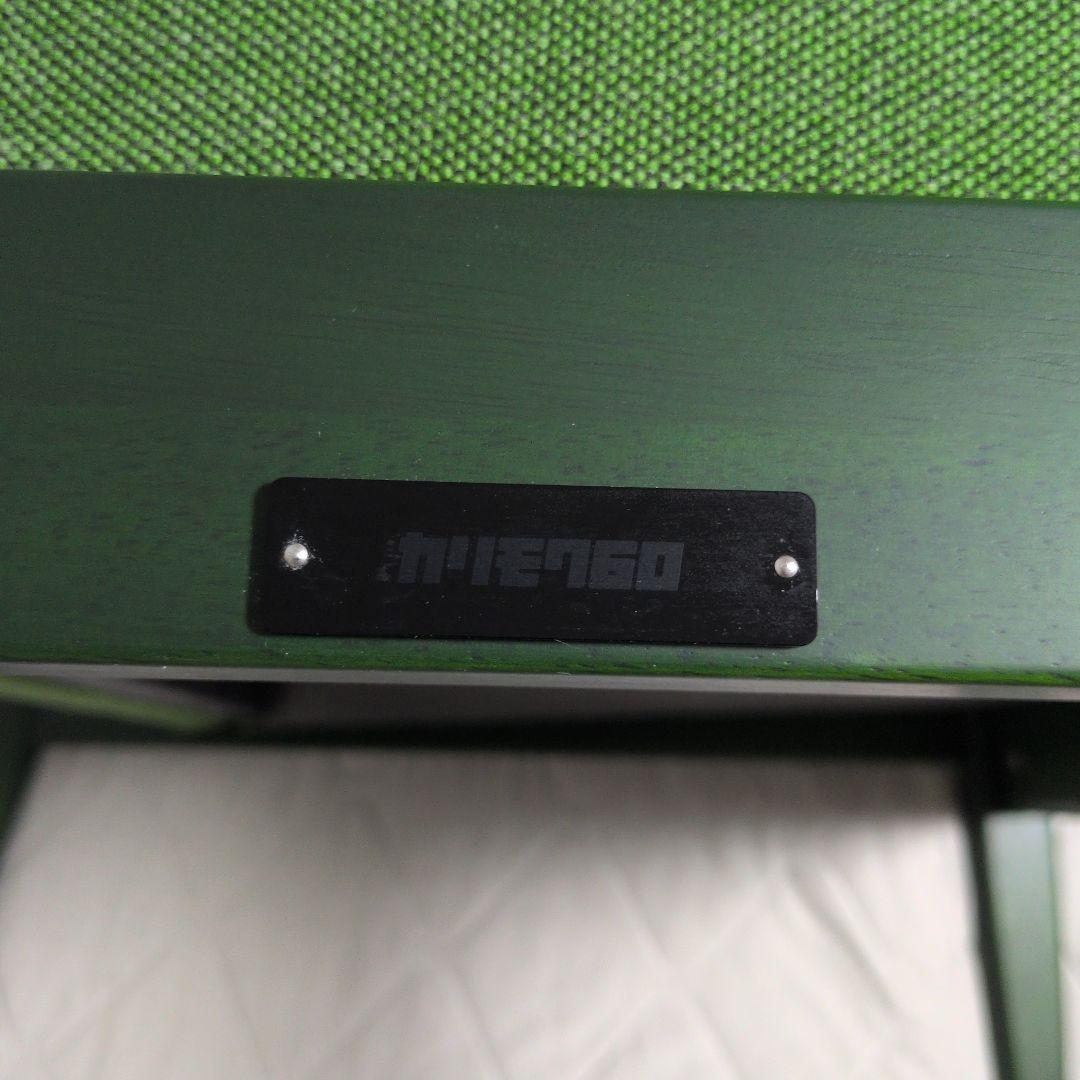 カリモク60Kチェア1シーターグリーン(モスグリーン色塗装)