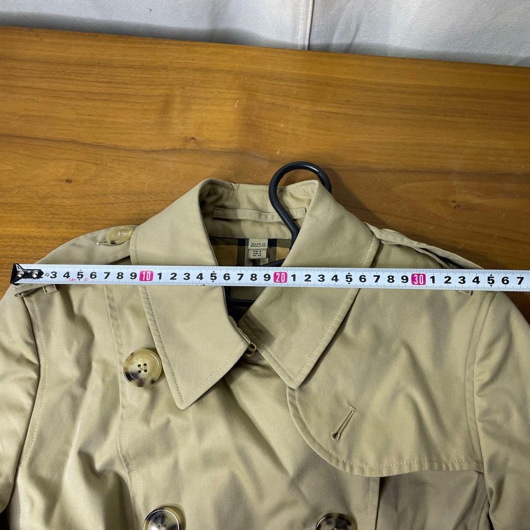 【sk/10.18/20】バーバリー チェルシー　ヘリテージトレンチコートUS4