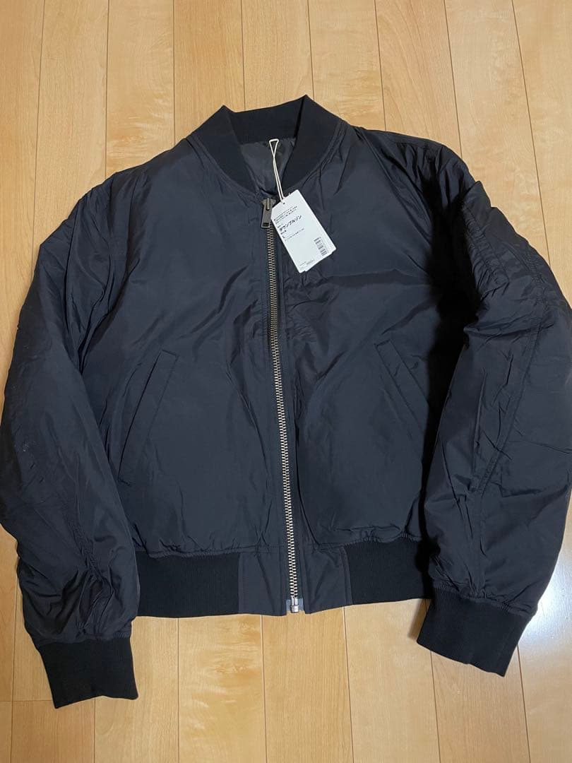 1/13限定値下　新品　MUJI Labo 黒　MA-1ダウンジャケット L