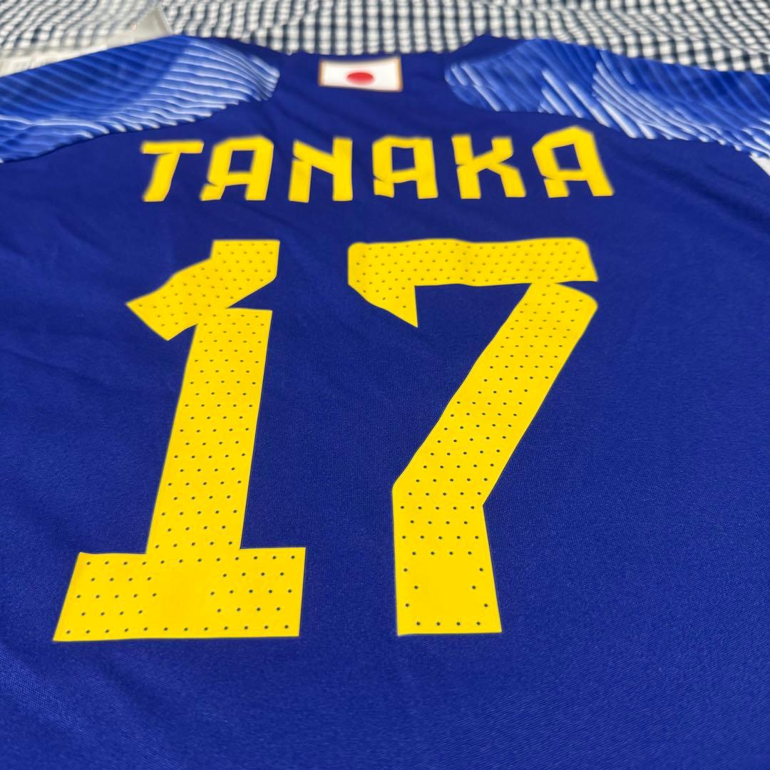 【新品未使用タグ付】サッカー日本代表 ユニフォーム 田中碧 17番 リーズ