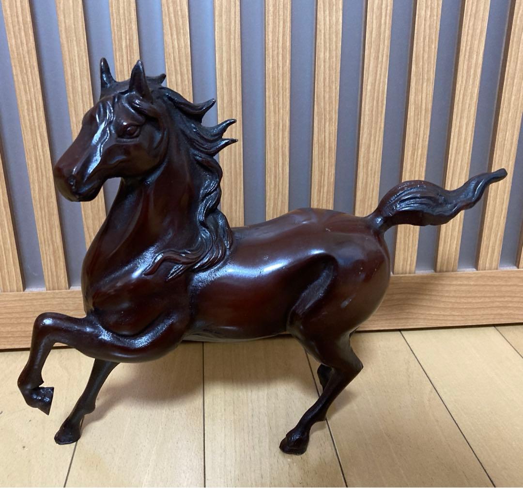 馬の置物　アンティーク　骨董品　昭和レトロ