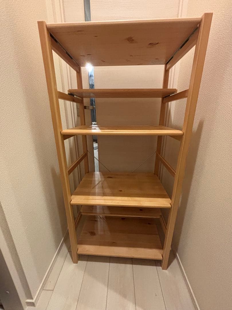 無印良品 パイン材ユニットシェルフ 中 幅58cm 奥行39.5cm
