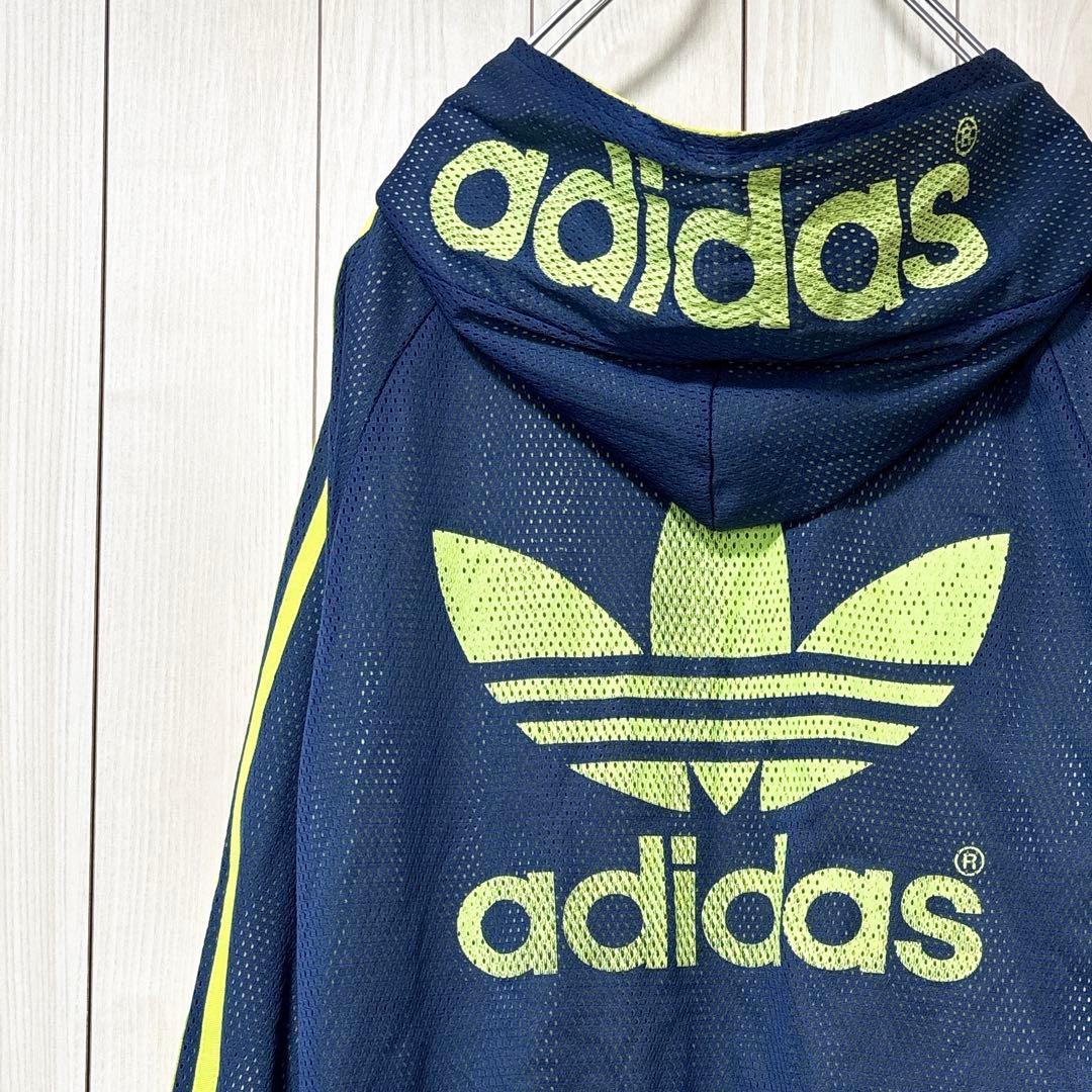 アディダス adidas トラックジャケット リバーシブル メッシュ フードロゴ