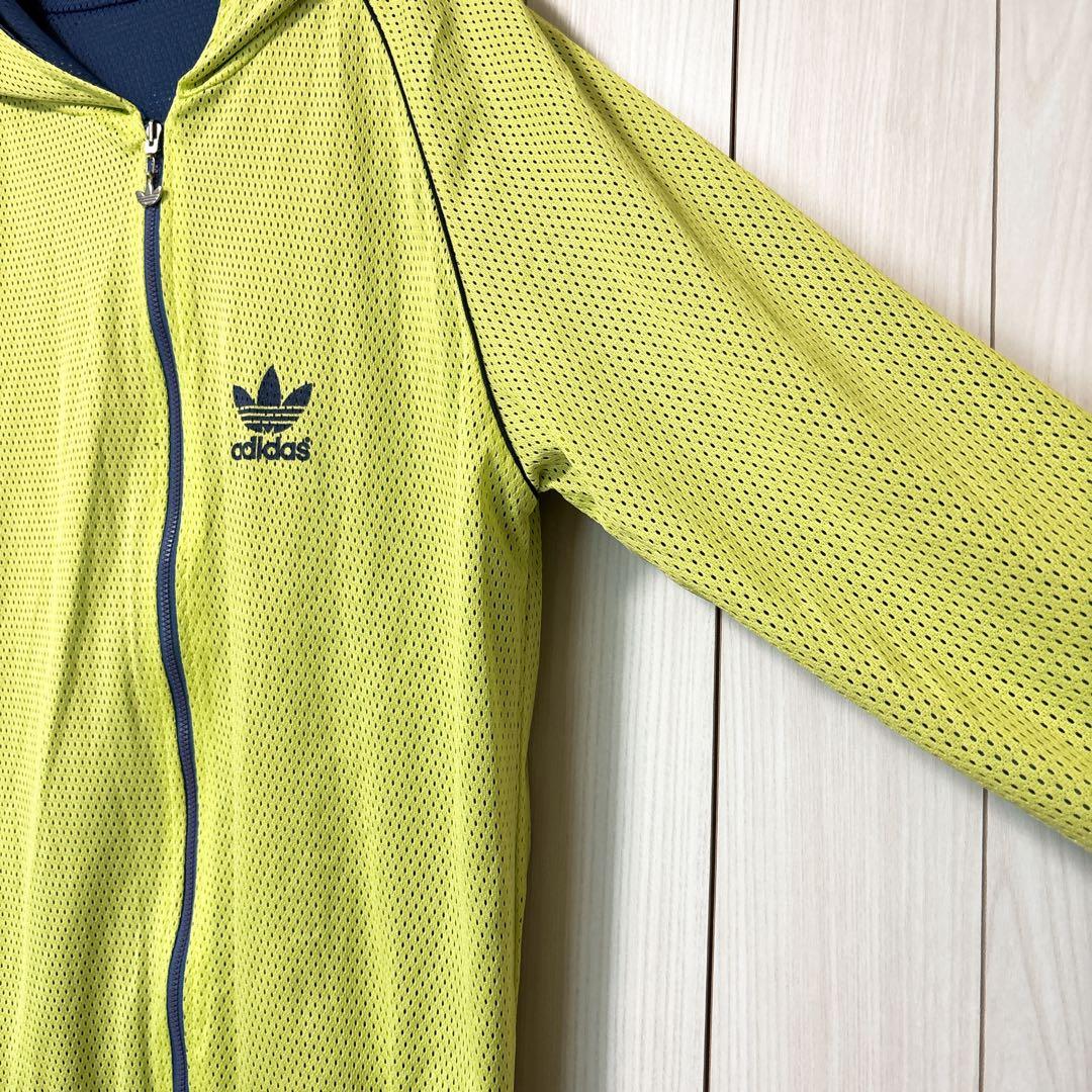 アディダス adidas トラックジャケット リバーシブル メッシュ フードロゴ