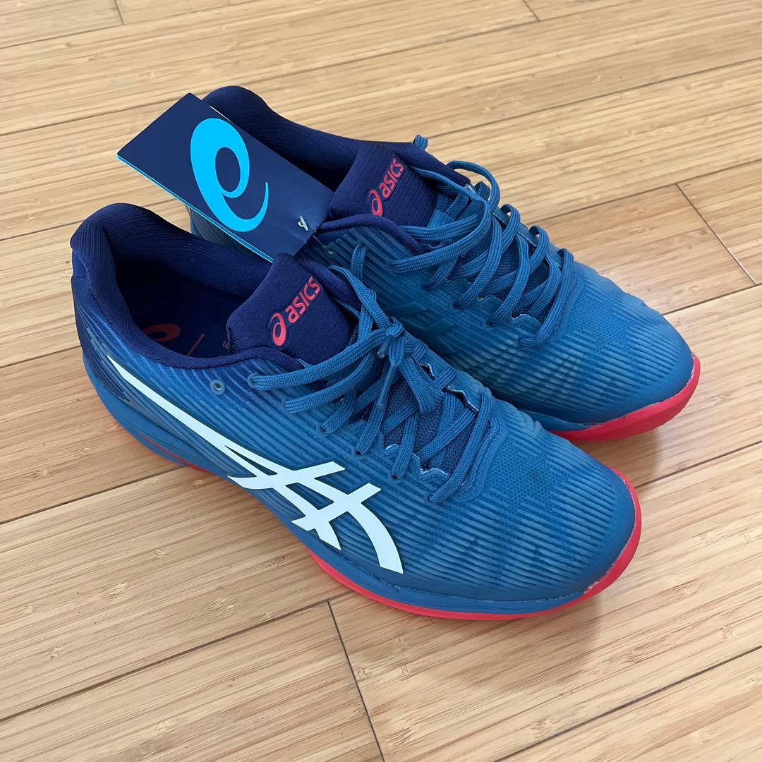 シューズ(男性用) asics Solution Speed FF OC AZURE/WHITE