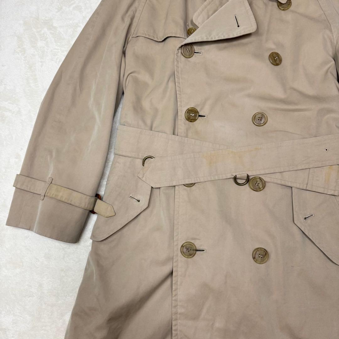 Burberry トレンチコート　ロング　ノバチェック　ベージュ　メンズ　L