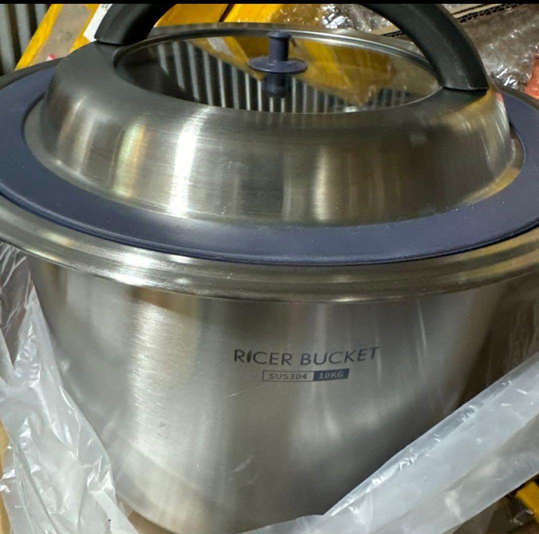 米びつ 真空 米櫃 容器 負圧シール ライスストッカー 米 ステンレス製米桶