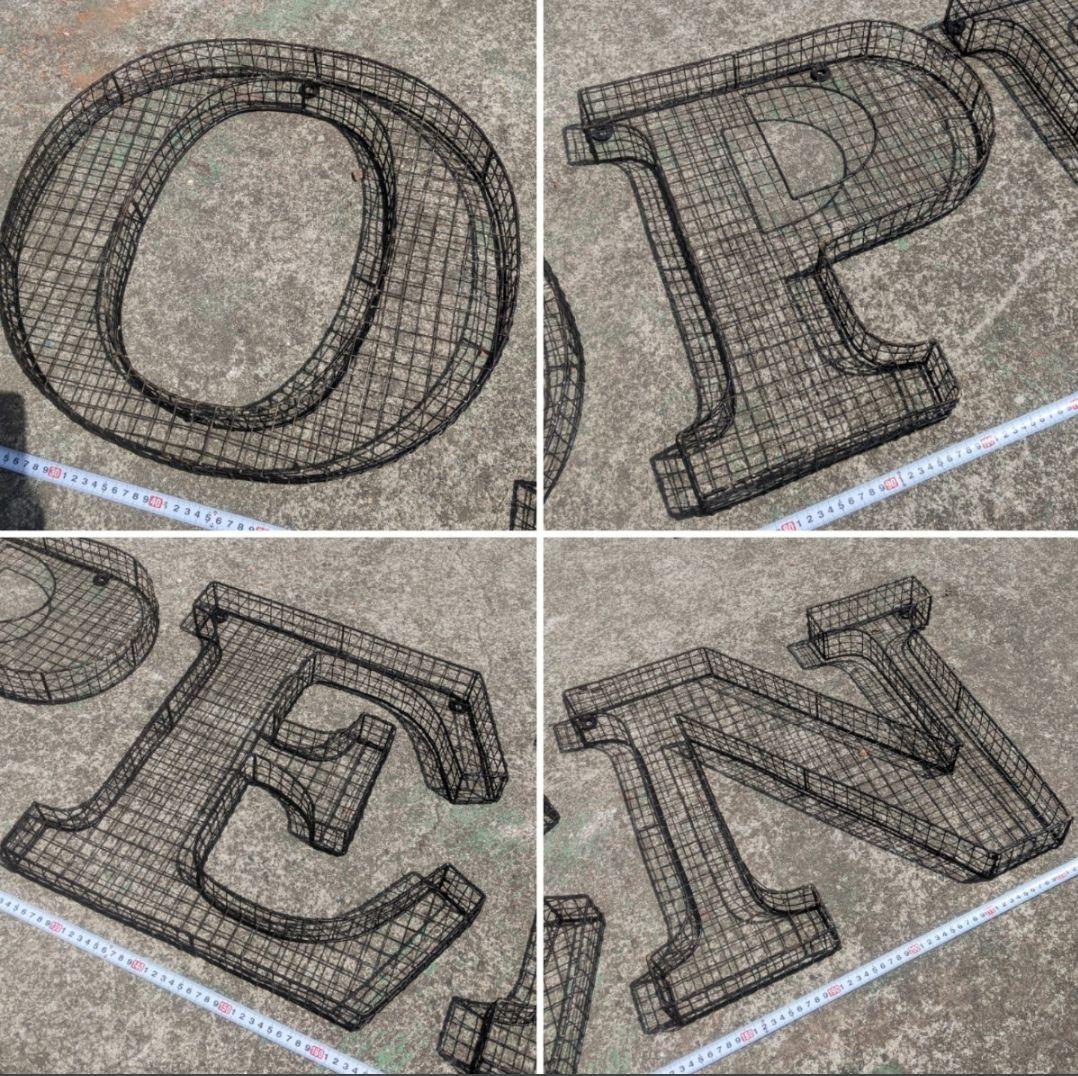 アルファベット看板 オープン 壁掛け看板 立体式 大型看板 OPEN サイン