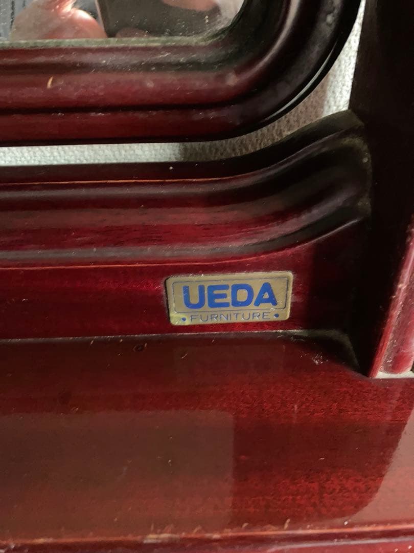 UEDA ダークレッドブラウン ドレッサー　鏡台　アンティーク家具　ヴィンテージ