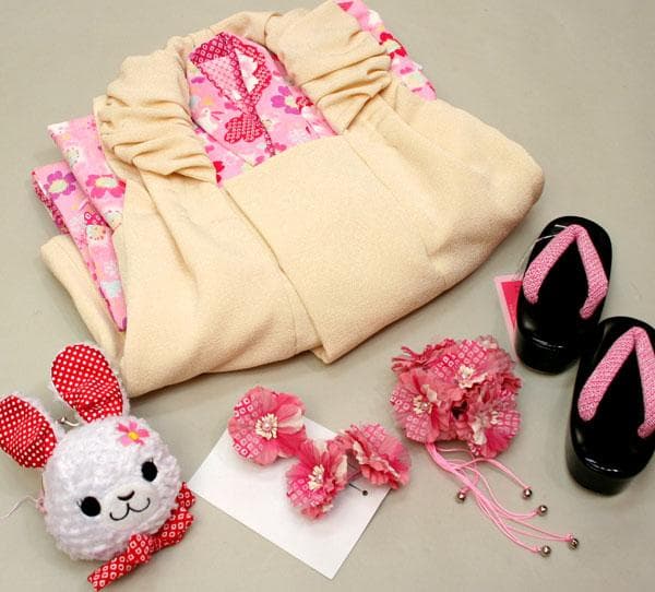 七五三 三歳 女児 被布 着物フルセット 祝着 JAPAN STYLE