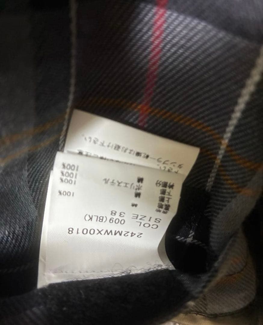 u*b様 Barbour BEDALE ブラックジャケット　38