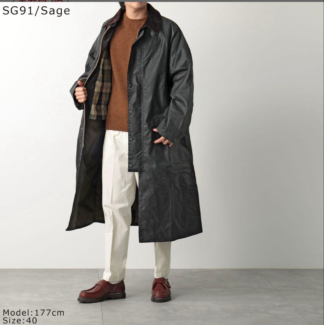 Barbour バブアー OS WAX BURGHLEY SG91