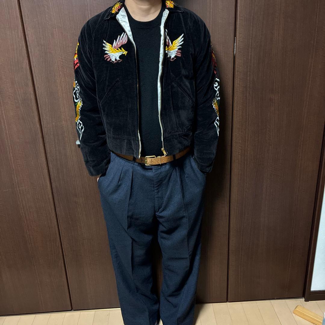 1950s OKINAWA Souvenir Jacket 別珍 vi