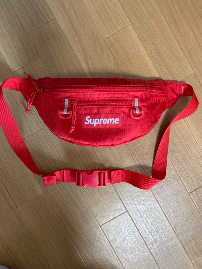 Supreme 19SS Waist Bag レッド　　supremeバッグ