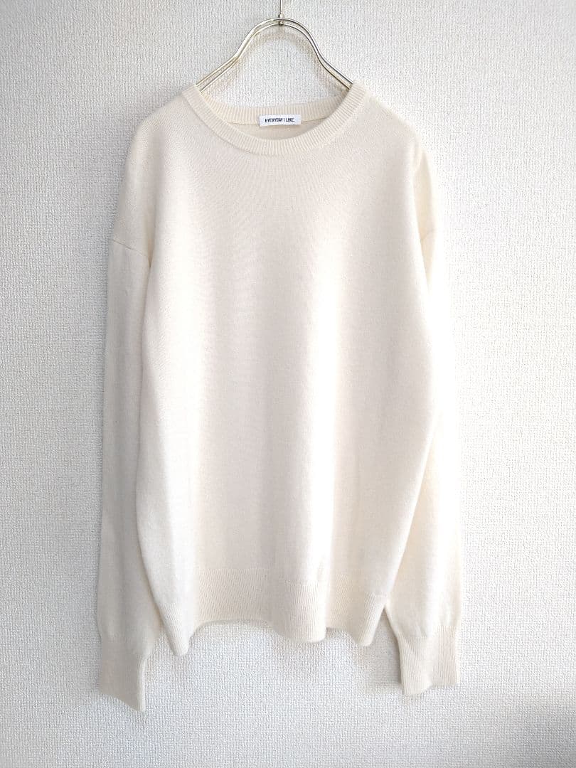 【美品】Basic Cashmere クルーネックプルオーバー