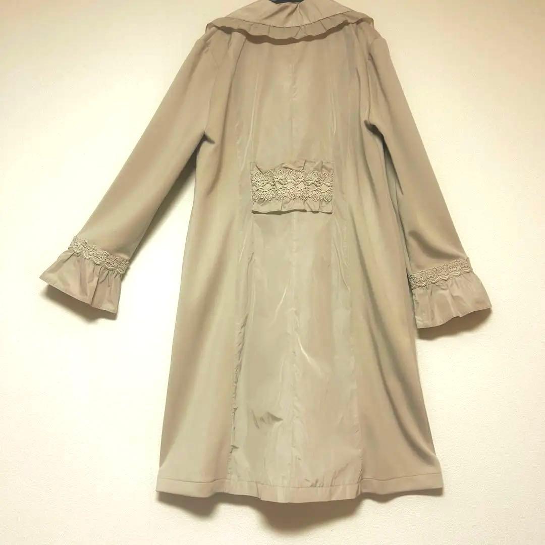スーパービューティー　新品　42 ベージュ　コート　大人かわいい