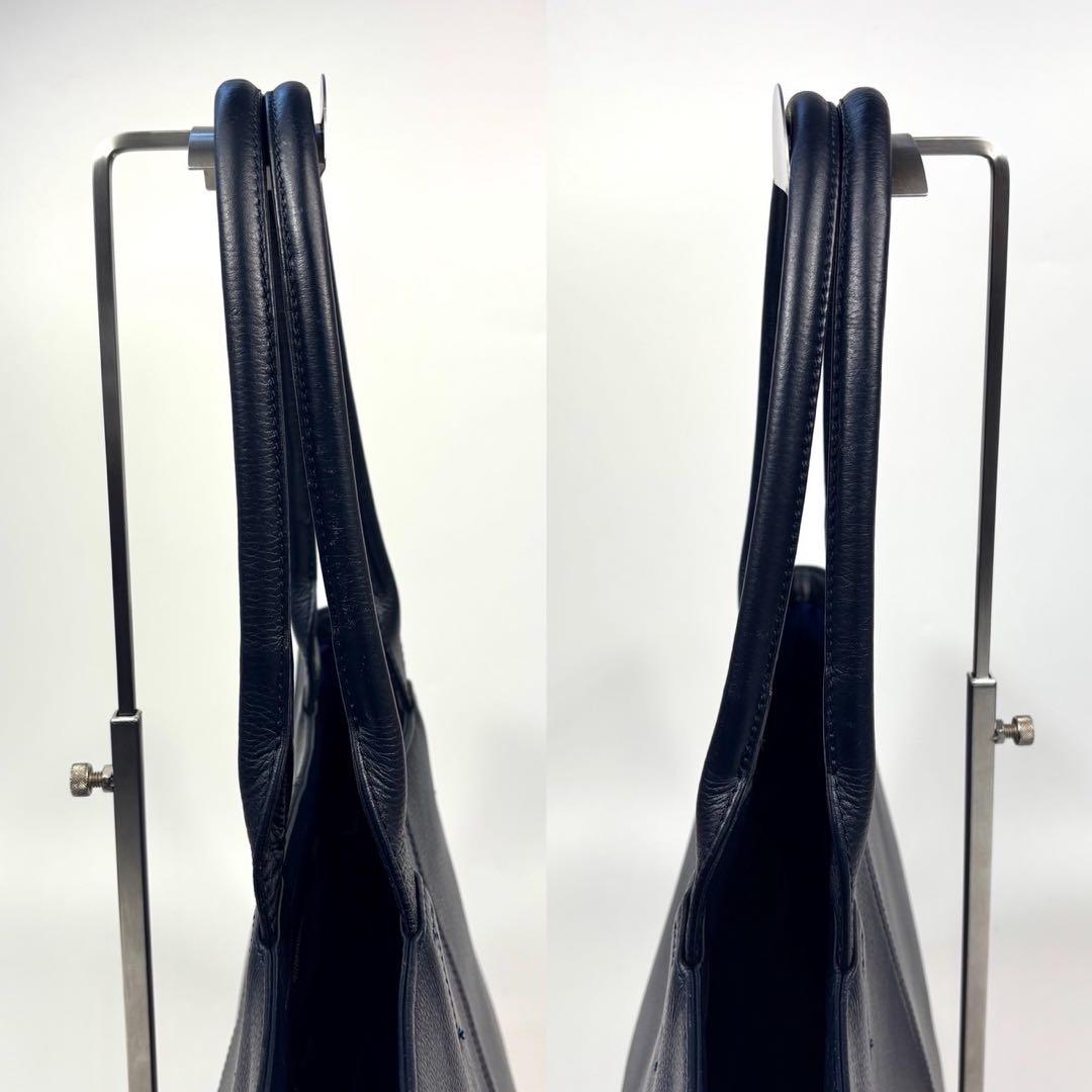 【美品】 シップス レザー トートバッグ A4サイズ 大容量 通勤 通学