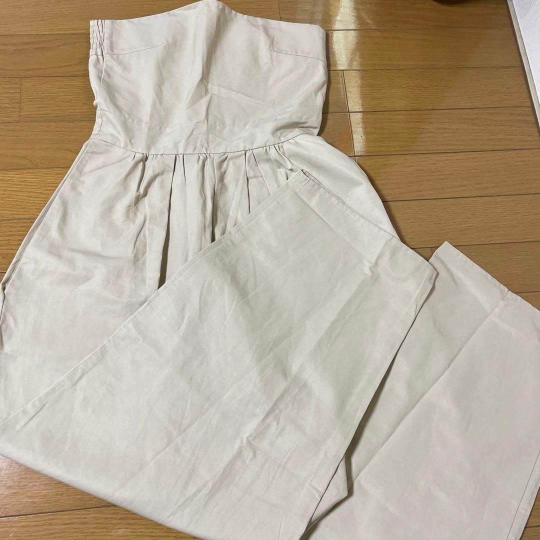 サロペット・オーバーオール・オールインワン anuke Wide Bare Combinaison 38
